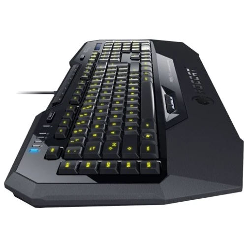 Клавиатура Roccat - Isku FX Multicolor Gaming Keyboard (ROC-12-911): Интерфейс подключения проводная USB