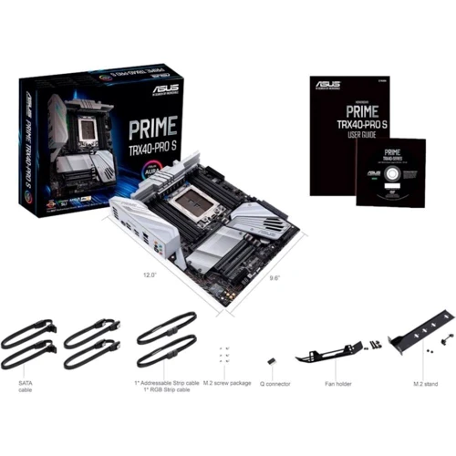 ASUS PRIME TRX40-PRO S: Додатково Радіатор на VRM, Підтримка UEFI, Підтримка RAID