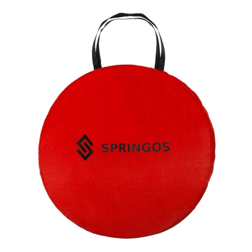 Палатка Springos Pop Up пляжная 120 x 200 см бело-красная (PT0120)