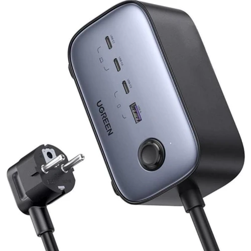 Зарядное устройство Ugreen Wall Charger 3хUSB-C+USB CD270 GaN 100W Nexode Pro Gray (60167) фото 8