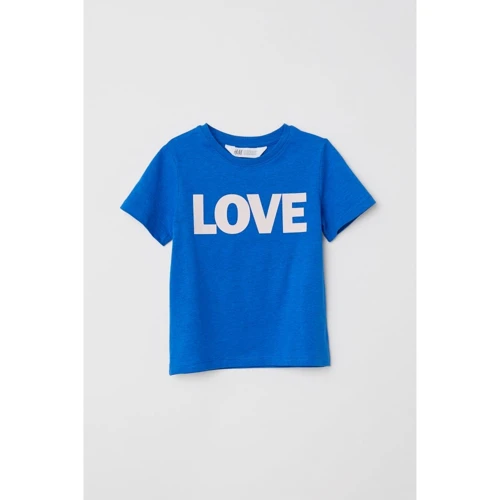 Футболка H&M 7Z6217677 62-68 см синяя