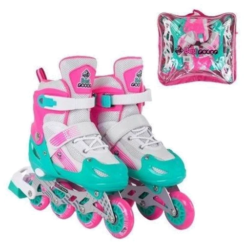 Ролики с подсветкой Best Roller М бирюзовый (80065-M)