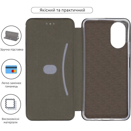 Чехол для телефонов ArmorStandart G-Case Black for OPPO A18 4G / A38 4G (ARM71035): Тип чехол-книжка