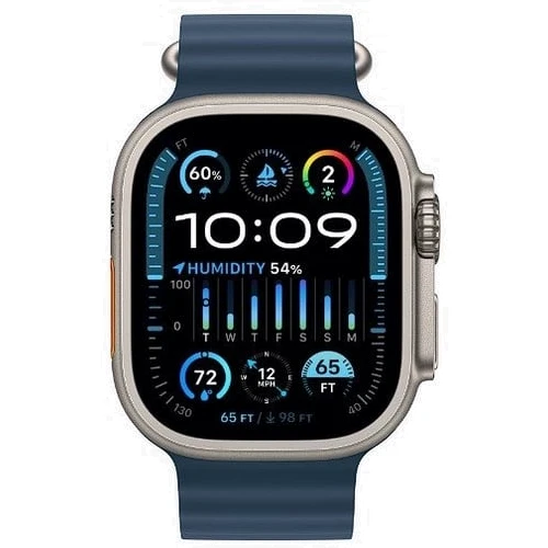 Apple Watch Ultra 2 GPS + Cellular 49mm Titanium Case with Blue Ocean Band (MREG3) Approved Витринный образец: Производитель Apple