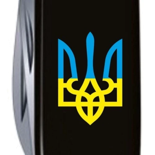 Мультитул Victorinox Climber Ukraine 91мм/14 функций/черный /Трезубец сине-желтый (1.3703.3_T0016u): Количество инструментов 14