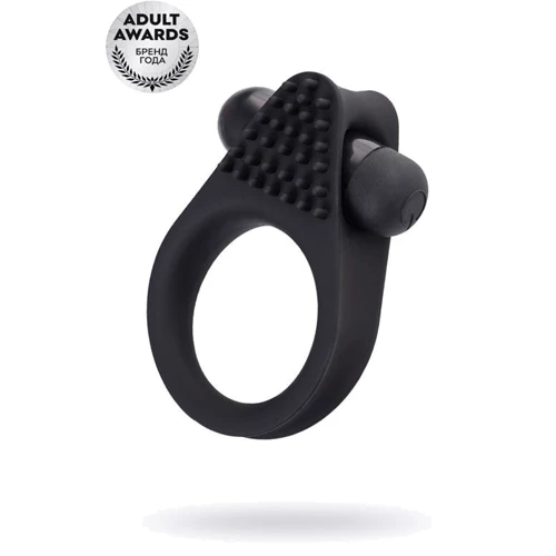 Віброкільце з шипами A-Toys BRID Сock Ring, black