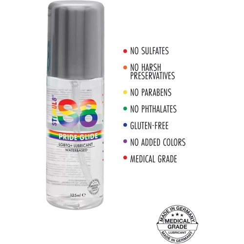 Лубрикант на водной основе Stimul8 - WB Pride Glide Lube , 125 мл.