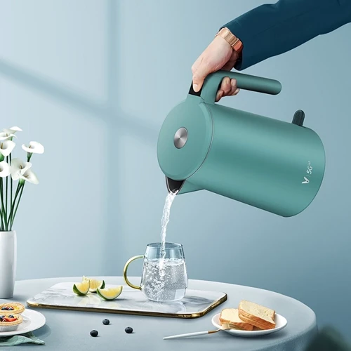 Электрочайник Viomi Kettle Fast Green YM-K1705: Тип нагревательного элемента дисковый (скрытый)