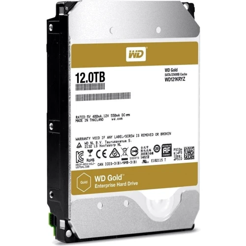 Внутрішній жорсткий диск WD Gold Enterprise Class SATA 12TB (WD122KRYZ): Тип підключення SATA 3