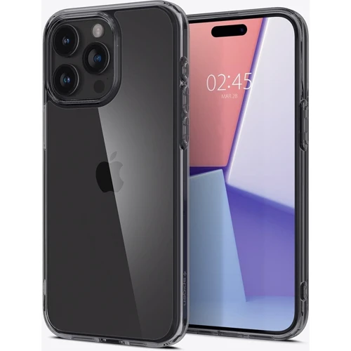 Чехол для iPhone Spigen Ultra Hybrid Space Crystal (ACS06575) for iPhone 15 Pro Max: Материалы поликарбонат и полиуретан