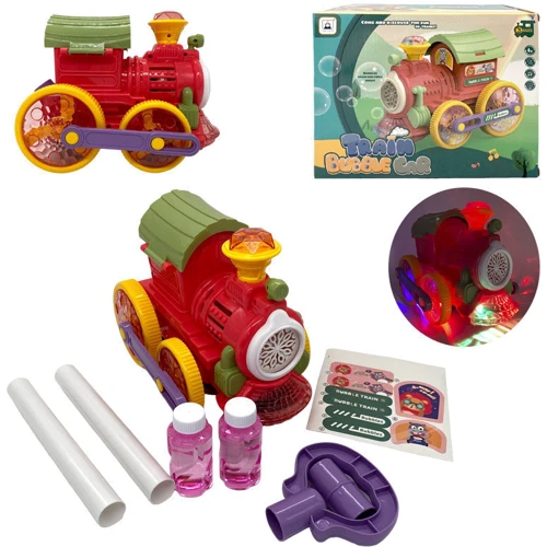 Каталка з мильними бульбашками LIER TOYS Паровоз синій (134-71A): Вік 1-2.5 года