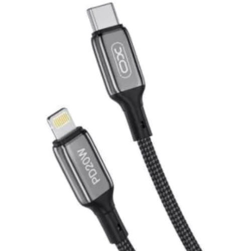 Кабель XO USB-C to Lightning 20W 1m Black (NB-Q180A)