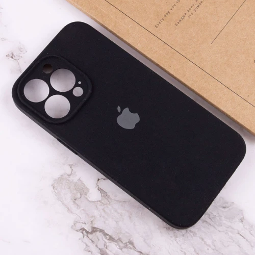 Чехол для iPhone Mobile Case Silicone Case Full Camera Protective Black for iPhone 13 Pro Max: Материалы Силикон
