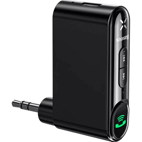 Адаптер Bluetooth адаптер Baseus BSBA-02 AUX Wireless Audio Receiver Black (WXQY010001)