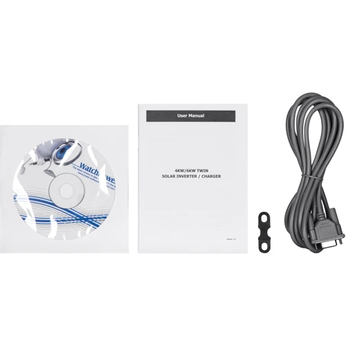 Инвертор солнечный автономный 2E SM-6K48T 6000VA/6000W, 48V, MPPT, 2xTerminal out: Номинальная мощность, кВт 6