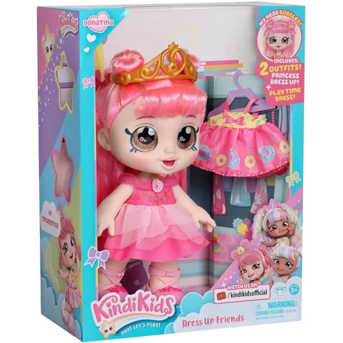 Кукла KINDI KIDS Донатина Принцесса DRESS UP FRIENDS (50065): Особенности С блестками