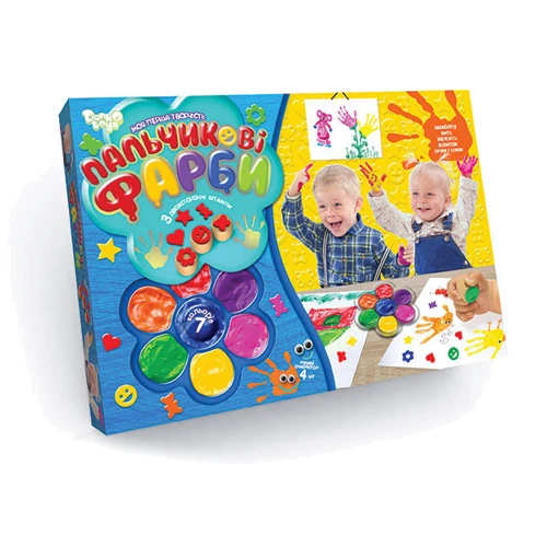 Пальчикові фарби Моя перша творчість (6819DT): Виробник Danko toys