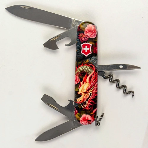 Мультитул Victorinox SPARTAN ZODIAC Китайский зеленый дракон 1.3603.Z3300p (Vx13603_Z3300p): Количество функций 12
