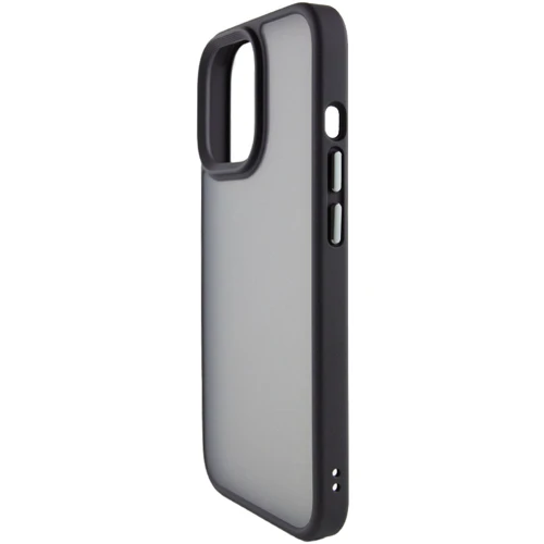 Чохол для iPhone Mobile Case TPU+PC Metal Buttons Black для iPhone 13 Pro Max: Матеріали поликарбонат и полиуретан