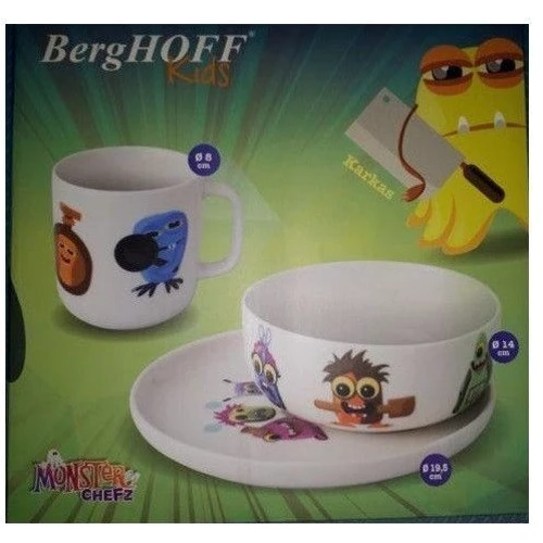 Детская посуда Berghoff Monsters 3 пр. (1694051)