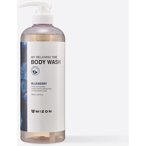 Mizon My Relaxing Time Гель для душа с черникой 800 ml