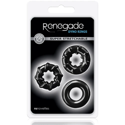 Набор эрекционных колец Ns Novelties Renegade Dyno Rings: Производитель Ns Novelties