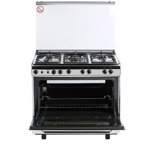 Газова плита Fresh Т90 G5 / 01 (60x90) (нержавіюча сталь): Розміри (ВxШxГ) 85x90x60 см
