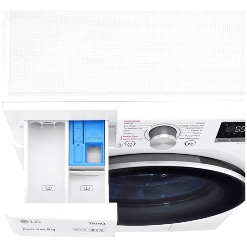 Стиральная машина LG F4WV509S1: Максимальная температура стирки, °С 95