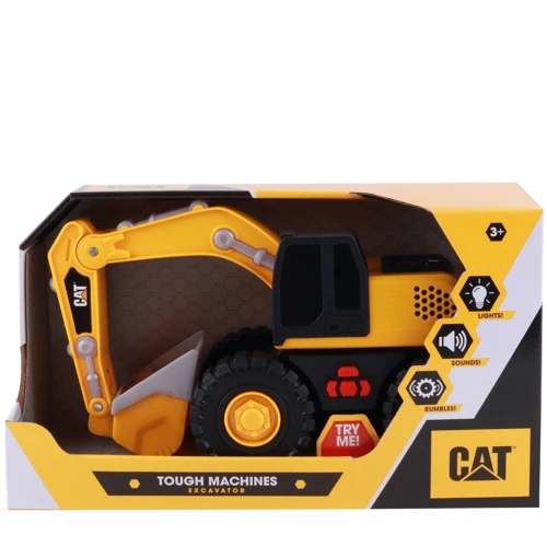 Екскаватор Funrise CAT Tough Machines зі світлом та звуком, 25 см (82399) фото 6
