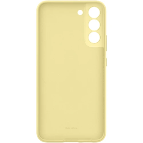 Аксессуар для смартфона Samsung Silicone Cover Butter Yellow (EF-PS906TYEGRU) for Samsung S906 Galaxy S22+: Пленка в комплекте нет