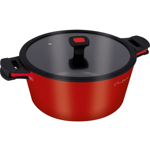 Каструля Lamart Alue 6 л 28 х 13.5 см зі скляною кришкою (LT1172)