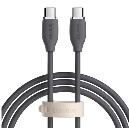 Кабель Baseus Cable USB-C to USB-C Jelly Liquid Silica Gel 100W 1.2m Black (CAGD030001)