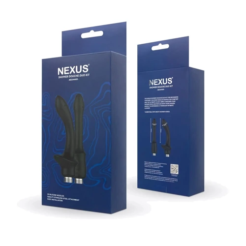 Набор насадок для анального душа Nexus BEGINNER Shower Douche Duo Kit - Black