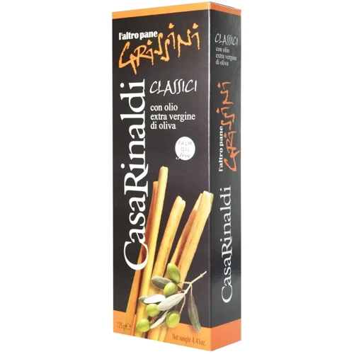Гриссіні Casa Rinaldi традиційні з оливковою олією 125 г (8006165405751): undefined undefined