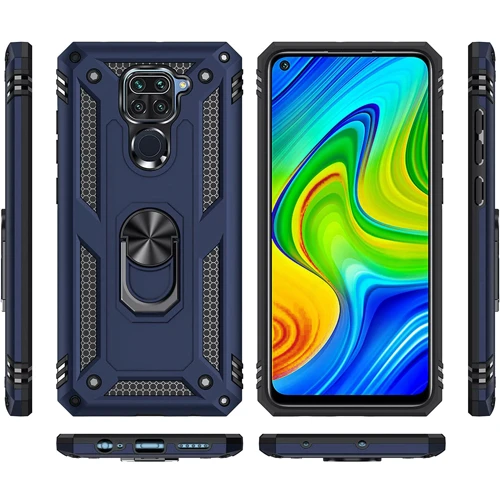 Аксесуар для смартфона BeCover Military Blue for Xiaomi Redmi Note 9 / Redmi 10X (705583): Матеріал TPU (Термополиуретан) і пластик