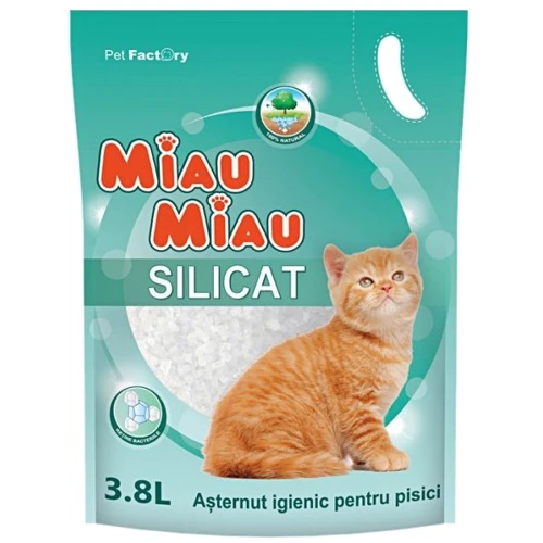 Наполнитель для кошачьего туалета Miau Miau силикагелевый 3.8 л (5948303000240)