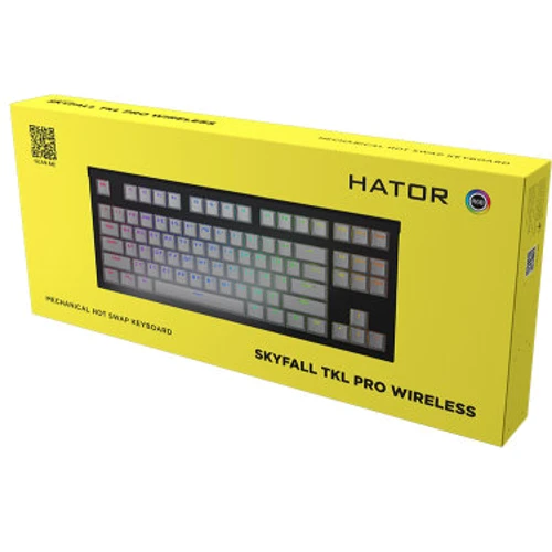 Клавиатура HATOR Skyfall TKL PRO Wireless Black (HTK-663): Дополнительно подсветка клавиш