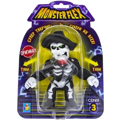 Іграшка Monster Flex, що розтягується Мексиканський скелет 90006: Тип Игровая фигурка