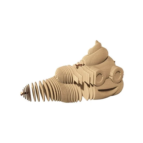 Картонный конструктор Cartonic 3D Puzzle POOP