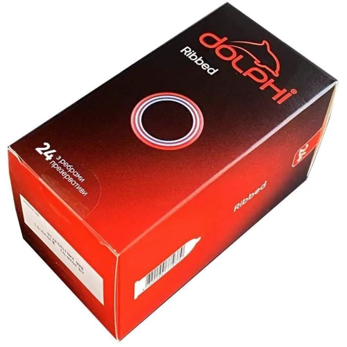 Презервативы DOLPHI Ribbed 24 шт