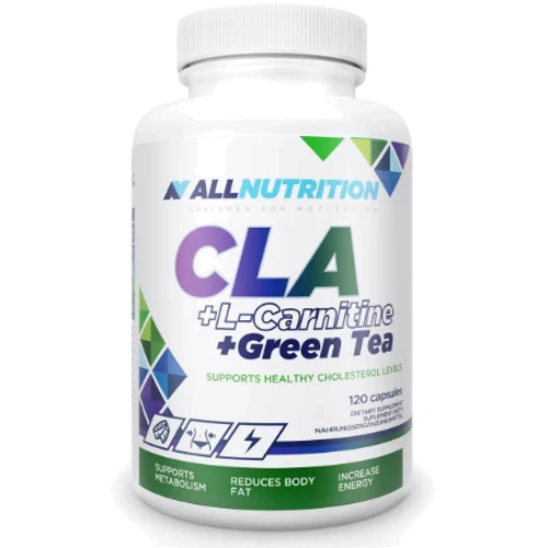 Жироспалювач All Nutrition CLA + L-Carnitine + Green Tea 120 cap