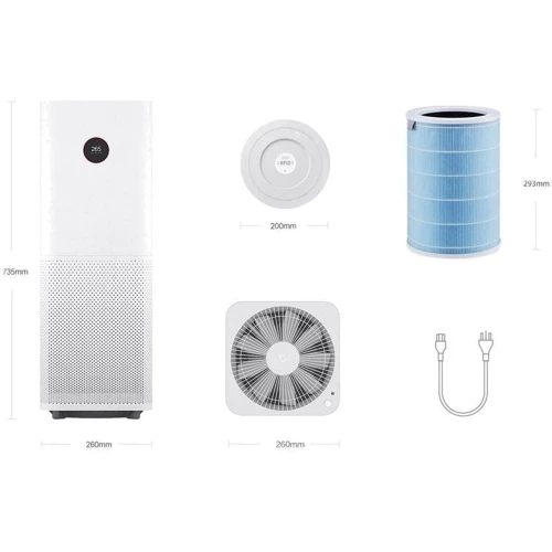 Очиститель воздуха Xiaomi Mi Air Purifier Pro (FJY4013GL): Площадь помещения, кв.м 60