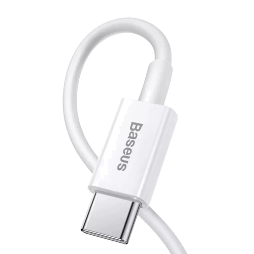 Кабель Baseus Cable USB-C to Lightning Superior Series Fast Charging PD 20W 1.5m White (CATLYS-B02): Длина 1.5 м