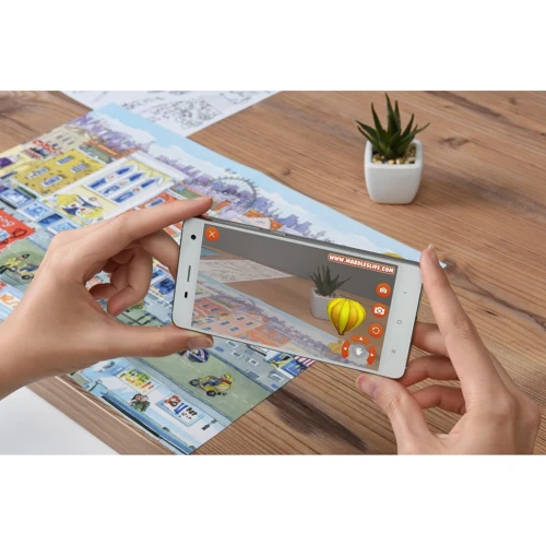 Набір перекладних наклейок Scribble Down з онлайн додатком Лондон, А4