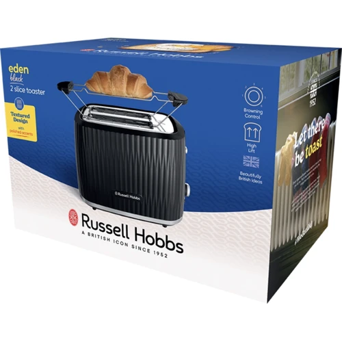 Тостер Russell Hobbs 27371-56: Съемный поддон для сбора крошек есть