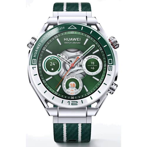 Смарт-часы Huawei Watch Ultimate Green: Дисплей 1.5" LTPO AMOLED (466x466) / 311 ppi