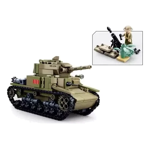 Конструктор Sluban Армія Військовий італійський танк M14/41 (M38-B0711): Виробник Sluban