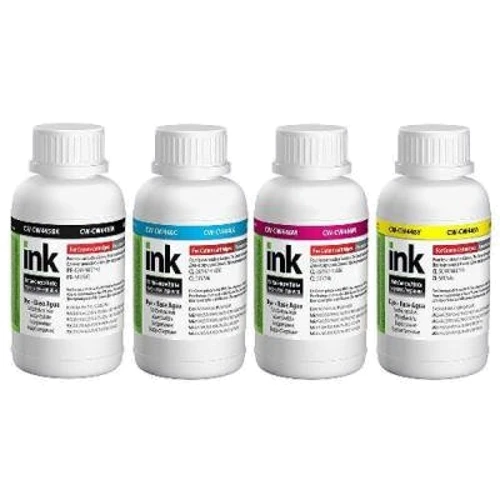 Чорнило ColorWay Epson L100/L200 (4х200мл) BK/C/M/Y (CW-EW101SET02): Колір набір (set), Yellow, Magenta, Black, Cyan