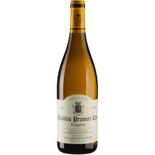 Вино Droin Chablis Vosgros 2022 белое сухое 0.75 л (BWT4159)