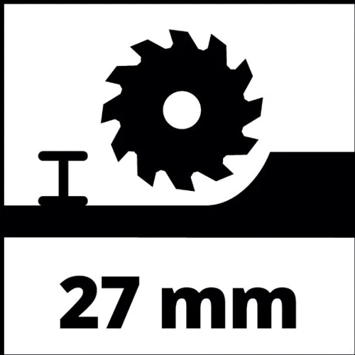 Дискова пила Einhell TC-CS 89 (4331030): Робота з металом Нет